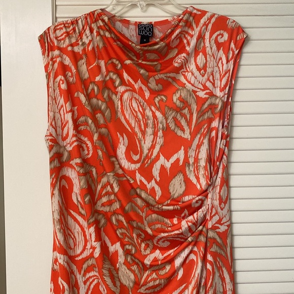 Clara Sunwoo Butter Knit - Side Slit Midi Dress - Paisley Lotus - Picture 9 of 16